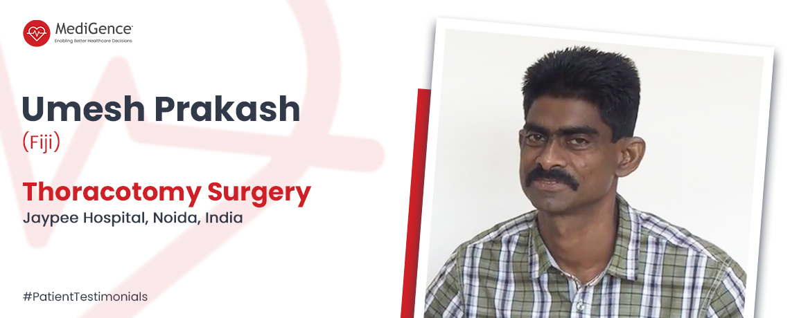 A Patient from Fiji underwent Thoracotomy Surgery in India