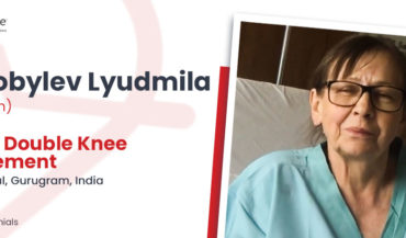 Пациенту из Кыргызстана была сделана роботизированная операция по замене двойного колена в Индии