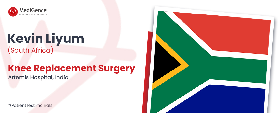 Patient from South Africa underwent Total Knee Replacement in India