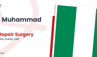 مريض نيجيري خضع لجراحة إصلاح الفتق في دبي