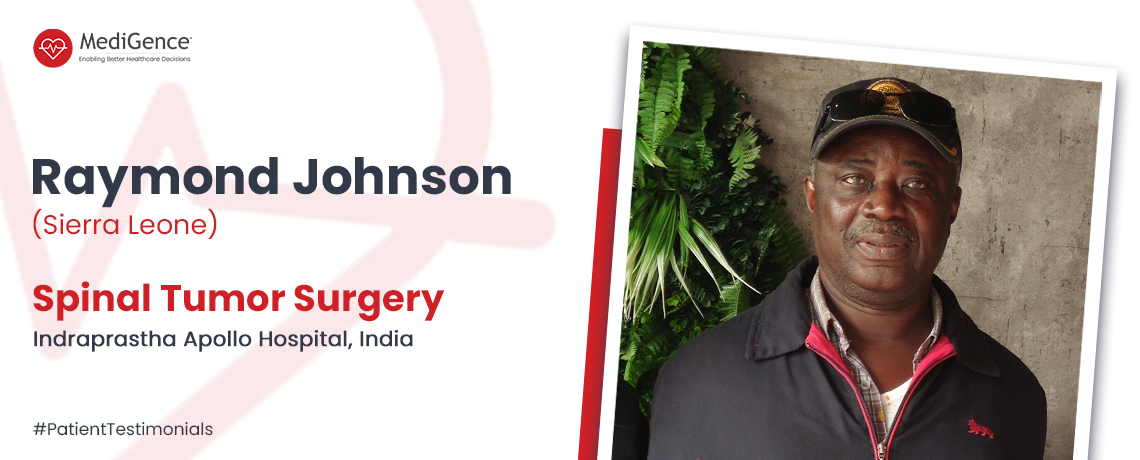 Patient from Sierra Leone underwent Spinal Tumor Surgery in India