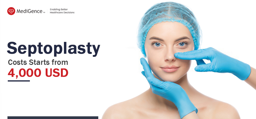 Septoplasty Cost in South Korea starts from USD 4000. There are several factors affecting the cost of Septoplasty in South Korea. Since the outcome and the success rate of this procedure is very high, it makes it one of the most-sought after Plastic Surgeries in South Korea.