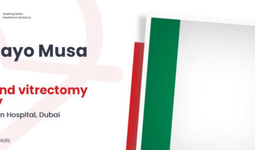 M. Adedayo Musa a subi une chirurgie LASIK et vitrectomie à l'hôpital saoudien allemand de Dubaï