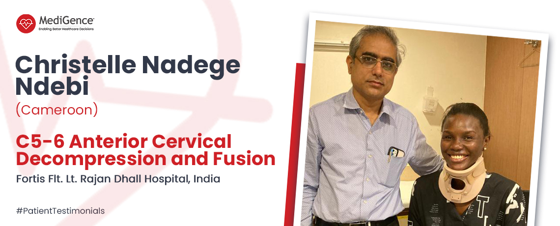 Mr. Christelle Underwent C5-6 Anterior Cervical Decompression and Fusion Surgery in India