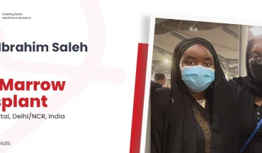 Ms. Saleh Underwent BMT in BLK MAX Hospital, India