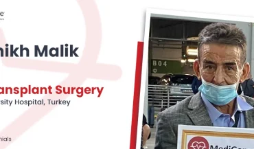 السيد مالك من الجزائر خضع لعملية زراعة الكبد في تركيا